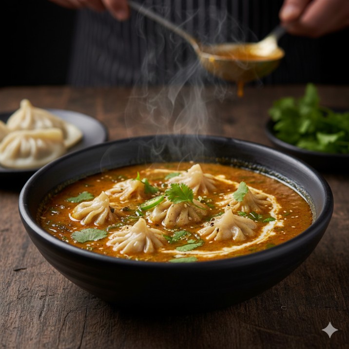 Chef's Spc. Chicken Jhol Momos